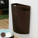 ゴミ箱 壁掛けダストボックス 9L 日本製 ( ごみ箱 収納 整理 おしゃれ 分別 キッチン 隙間 ダストボックス くずかご 屑入れ スリム プラスチック製 分...