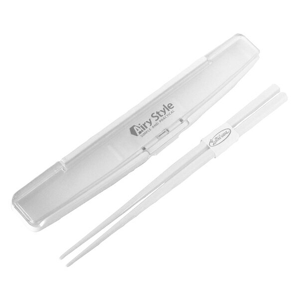 箸&箸箱セット 箸 箸箱 19.5cm カトラリー ( 箸&ケース はし 食洗機対応 ケース ハシ 食洗機OK ワンプッシュ 六角箸 携帯用カトラリー 弁当 シ...