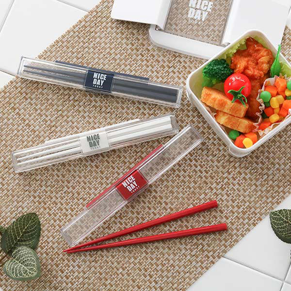 箸箱 セット とっても強いケース入り 箸 18cm ( 抗菌加工 箸&箸箱セット 食洗機対応 箸&箸ケース お箸 箸ケース 弁当 お弁当 食洗機OK 持ち運び ...