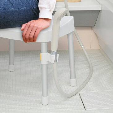 シャワーハンガー RETTO レット— シャワーフック ( シャワーヘッドフック ホルダー 風呂いす用 差込みフック バスチェア 風呂椅子 脚 シャワー フック ハンガー 介護 高齢 日本製 )【3980円以上送料無料】