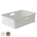 収納ケース カラーボックス用 収納ボックス 浅型 プラスチック製 日本製 ( 収納 衣類収納 カラーボックス インナーボックス 小物収納 軽い 軽量 プラスチック 横置き おもちゃ箱 積み重ね スタッキング 小物入れ インナーケース キャスター取付可 ) 【3980円以上送料無料】(3)