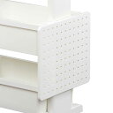 キッチンワゴン LISE パンチングボード フックセット ( リセ LISE用パーツ 追加 有孔ボード 追加パーツ 引掛けられる フック ラック 収納 掛ける ...