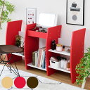 ドレッサー デスク 2WAY 幅46cm ロータイプ ハイタイプ ラック ( 送料無料 鏡付き 鏡台 メイク台 兼用 机 棚 シェルフ オープンラック 収納 本...