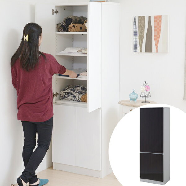■在庫限り・入荷なし■ キャビネット ウォールラック 鏡面仕上げ Alnair 幅60cm （ 送料無料 リビング収納 壁面収納 キャビネット リビング 収納 棚 ラック スリム コンパクト ） 【3980円以上送料無料】