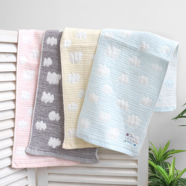 お弁当グッズのカラフルボックスのフェイスタオル 25×70cm エレファントインファントメレンゲガーゼ ガーゼタオル タオル ガーゼ 手ぬぐい 赤ちゃん 子供 （ ベビー 6重ガーゼ 日本製 フェイス たおる 手洗い ふんわり アニマル 綿 コットン 女の子 男の子 かわいい ） 【3980円以上送料無料】｜アングル3