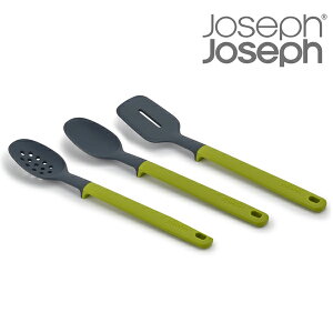 Joseph Joseph キッチンツールセット 3ピース エレベートシリコン ジョセフジョセフ （ キッチンツール 3点セット 食洗機対応 3本セット シリコン製 下ごしらえ 調理器具 ヘラ スプーン フライ返し お玉 ）【3980円以上送料無料】