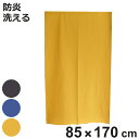 のれん パリエ 85×170cm 防炎 日本製 ( 暖簾 防炎のれん 目隠し 間仕切り 仕切 防炎加工 洗える カットできる ウォッシャブル 防炎暖簾 仕切り ...