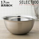 SELECT100 ボウル 17cm ステンレス製 ( セレクト100 ステンレスボウル ステンレス ボール 深型 食洗機対応 17センチ ステンレスボール 調...