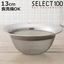 SELECT100 ザル 13cm ステンレス製 ( セレクト100 ざる 水切りザル ストレーナー 食洗機対応 13センチ ステンレスザル 湯切り 水切りざる...