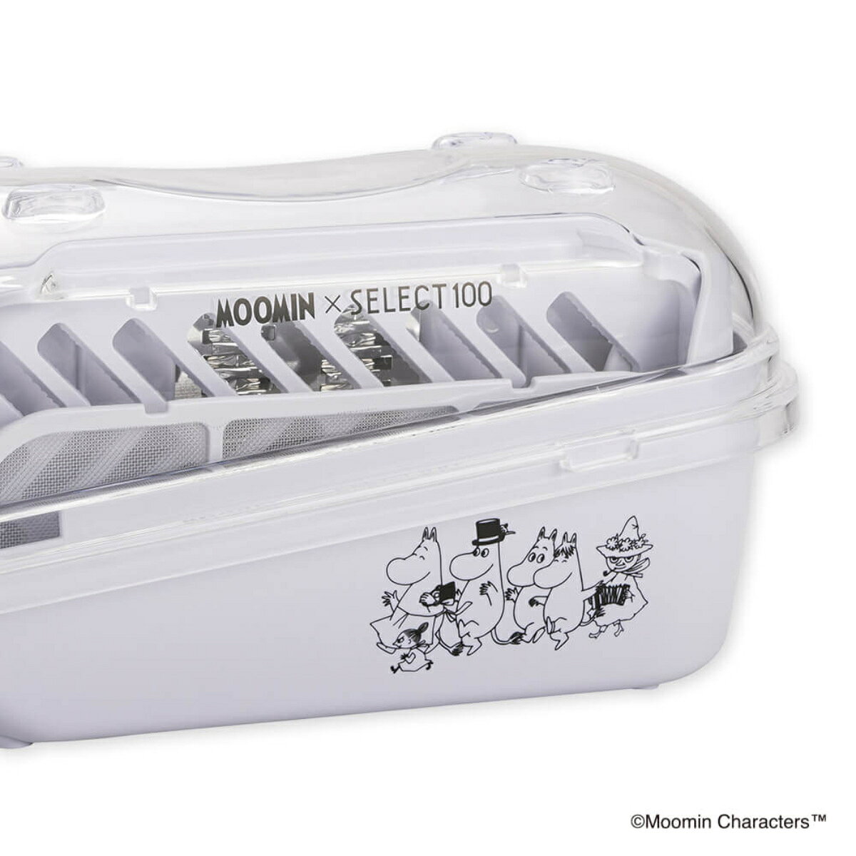 調理器セット SELECT100×ムーミン 食洗機対応 おろし器 千切り器 （ セレクト100 スライサー せん切り器 千切り 指ガード キャベツ 調理小道具 下ごしらえ用品 調理 調理器具 キッチン用品 細千切り器 セット キッチンツール ）【3980円以上送料無料】 colorfulbox-10174865 お弁当グッズのカラフルボックス サンプル画像2