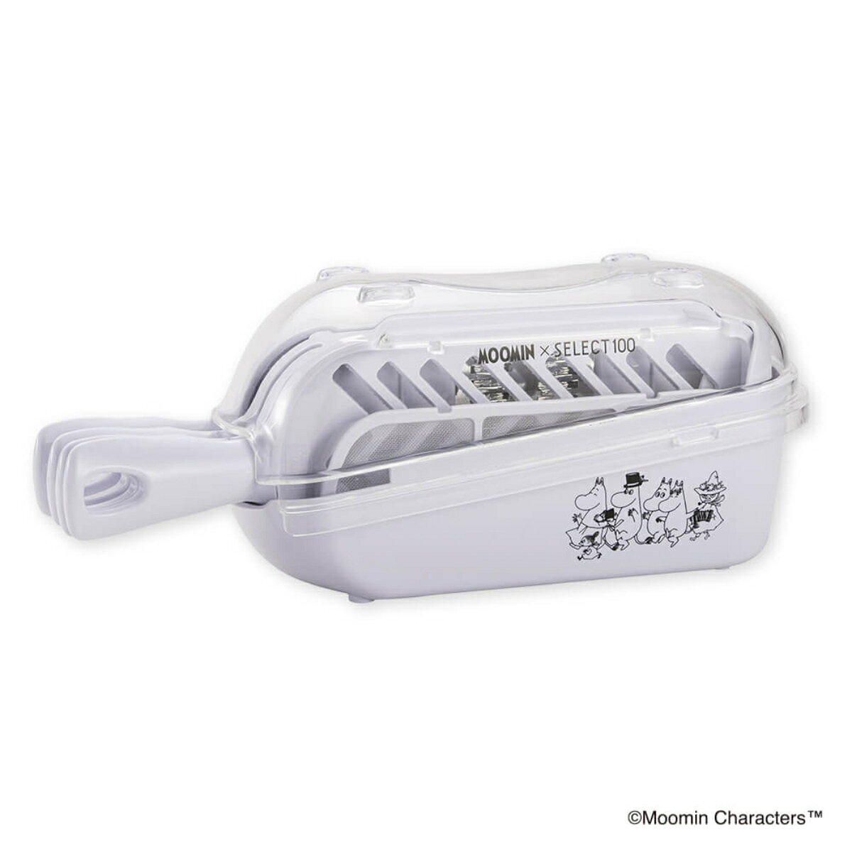 調理器セット SELECT100×ムーミン 食洗機対応 おろし器 千切り器 （ セレクト100 スライサー せん切り器 千切り 指ガード キャベツ 調理小道具 下ごしらえ用品 調理 調理器具 キッチン用品 細千切り器 セット キッチンツール ）【3980円以上送料無料】 colorfulbox-10174865 お弁当グッズのカラフルボックス サンプル画像3