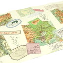 リメイクシート mt 地図コラージュ 27X90cm ( 壁紙シール ウォールステッカー DIY おしゃれ はがせる シール壁紙 簡単 アレンジ 耐水 カット可能 カモ井加工紙 ) 【3980円以上送料無料】