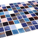 リメイクシート mt モザイクタイル 27X90cm ( 壁紙シール ウォールステッカー DIY おしゃれ はがせる タイル シール壁紙 簡単 アレンジ 耐水 カット可能 カモ井加工紙 ) 【3980円以上送料無料】