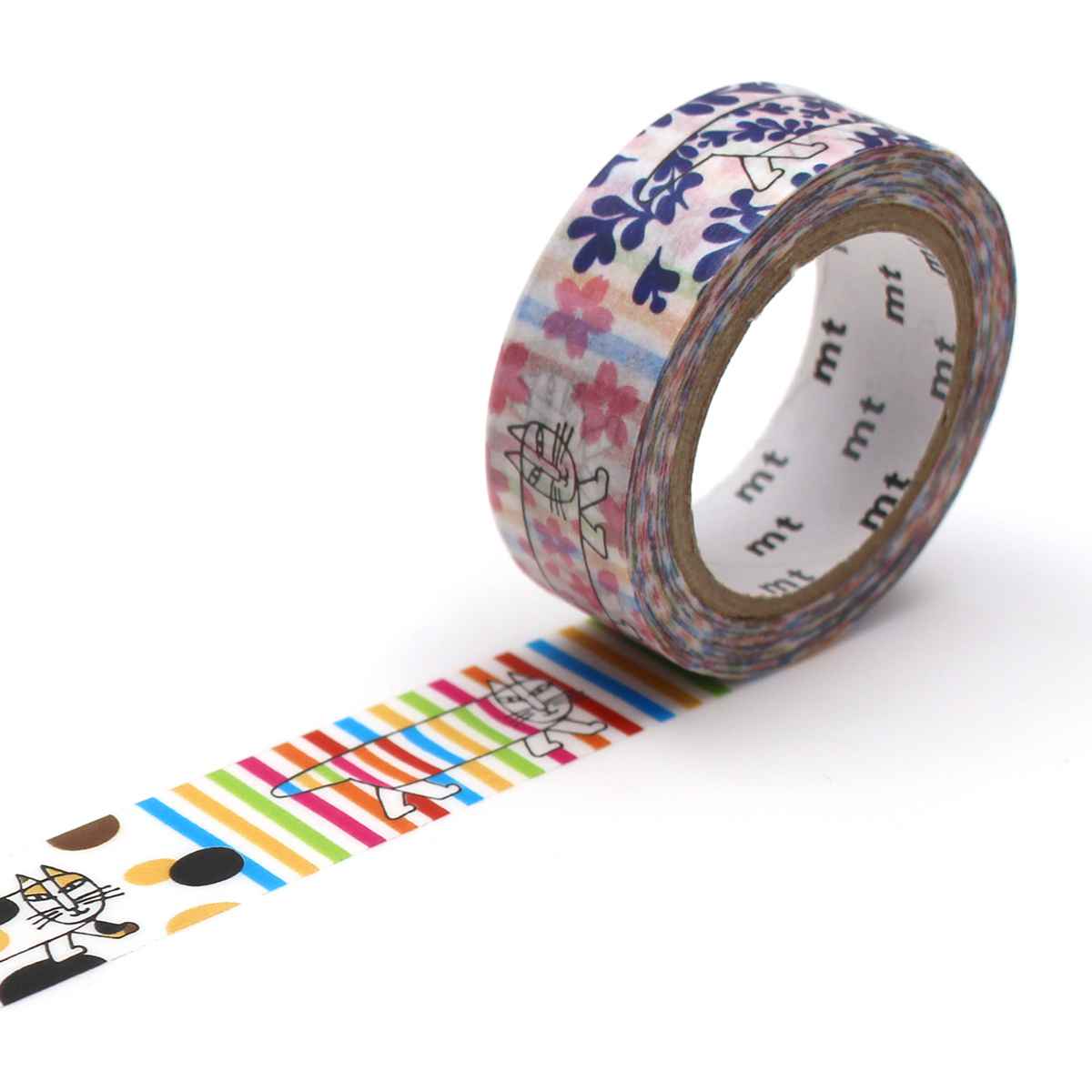 マスキングテープ mt マイキーパターン リサ・ラーソン 幅15mm×7m ( マステ カモ井 カモ井加工紙 かわいい アレンジ デコレーション リサラーソン ...