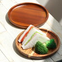 プレート 15cm M ラウンド カフェ 皿 食器 木製食器 天然木 ( 木製 中皿 丸 トレー 木製プレート 木目 取り皿 パン皿 木 ケーキ皿 銘々皿 おしゃれ ) 【3980円以上送料無料】