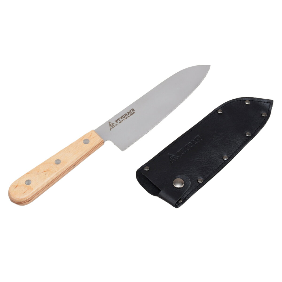 包丁 三徳包丁 刃渡り16.5cm レザーケース付 GIZABA プリグレース ( 送料無料 三徳 キッチンナイフ 16.5cm 16.5センチ ほうちょう 庖...