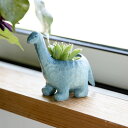 プランター 恐竜シリーズ ブラキオサウルス ( 植木鉢 プラントポット 植物用ポット ミニポット 卓上ポット 鉢 恐竜 1号 ミニ 卓上 スタンド 置く 植物 花 観葉植物 多肉植物 サボテン 園芸 直植え 小物入れ ハンコ インテリア ) 【3980円以上送料無料】
