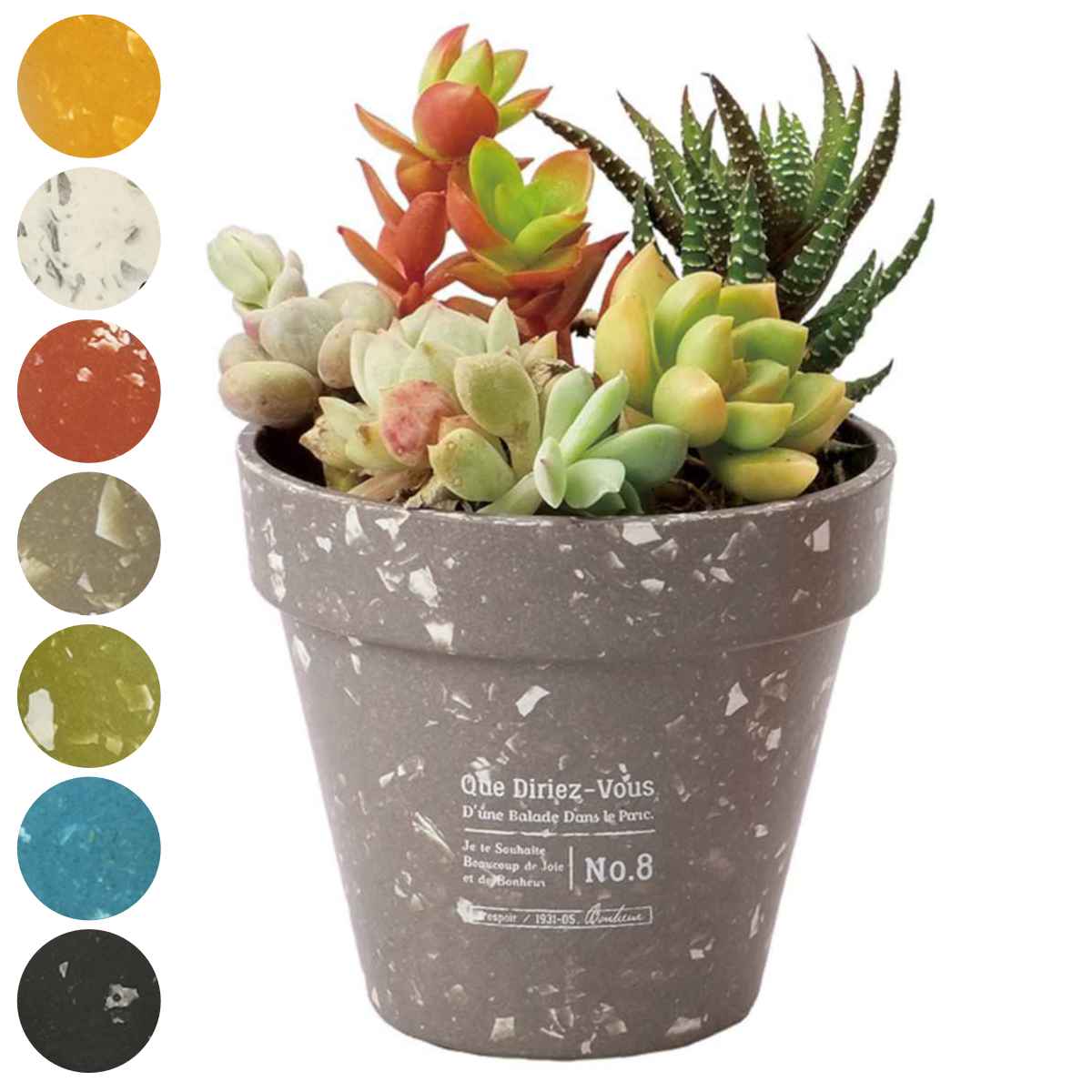 植木鉢 バンブーエコポット 3号 （ プラントポット 植物用ポット 花器 鉢カバー ポット エコ 竹 丸 植..