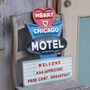 サインプレート HEART CHICAGO 看板 ボード ( ブリキ ティンサイン メタルサイン インテリア オブジェ ポスター ディスプレイ 店舗装飾 ビンテージ 室内装飾 カフェ バー DIY おしゃれ ) 【3980円以上送料無料】