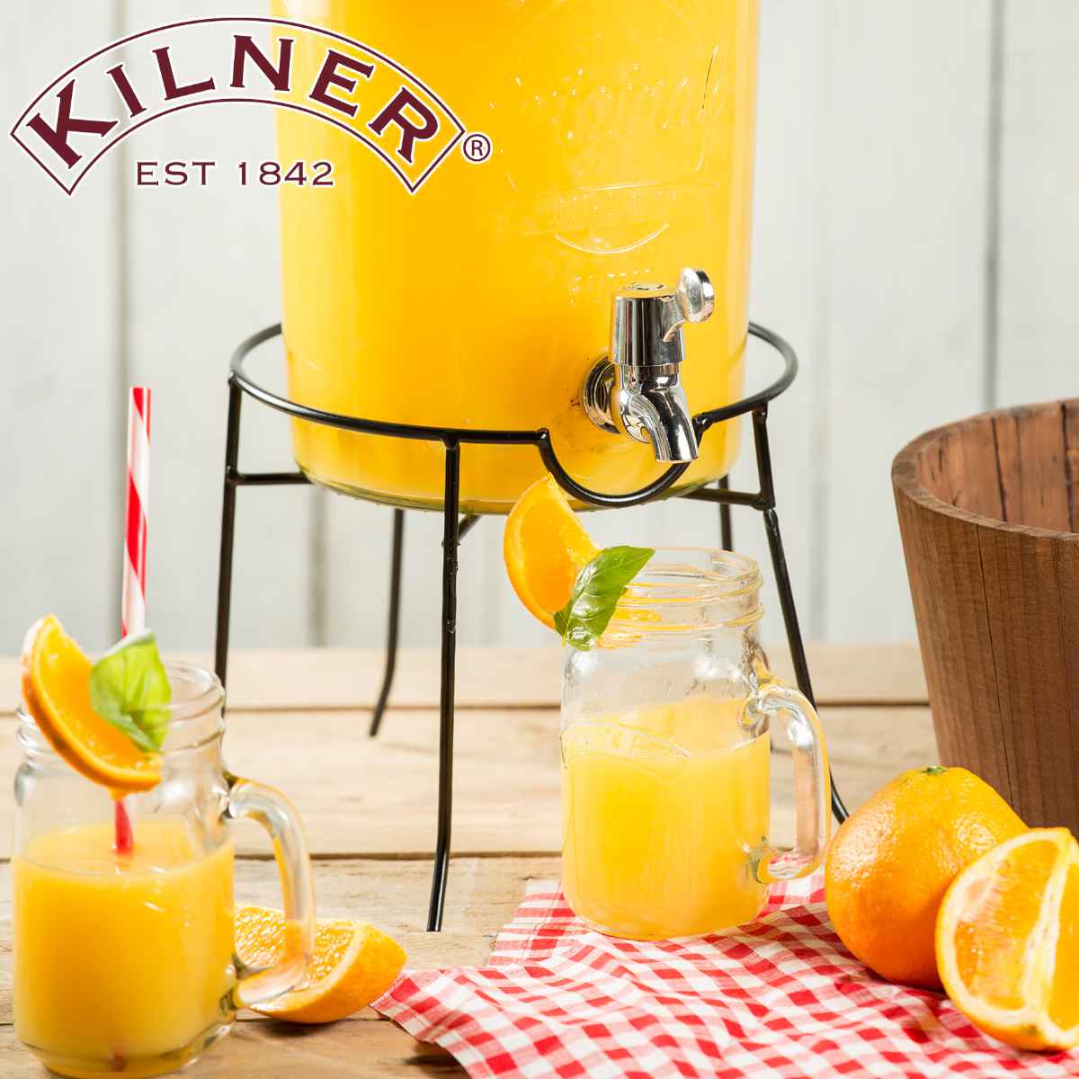 スタンド ディスペンサー KILNER ROUND DRINKS STAND （ キルナー 専用スタンド ドリンクディスペンサー 5L専用 パーツ 部品 ドリンクサーバー ） 【3980円以上送料無料】