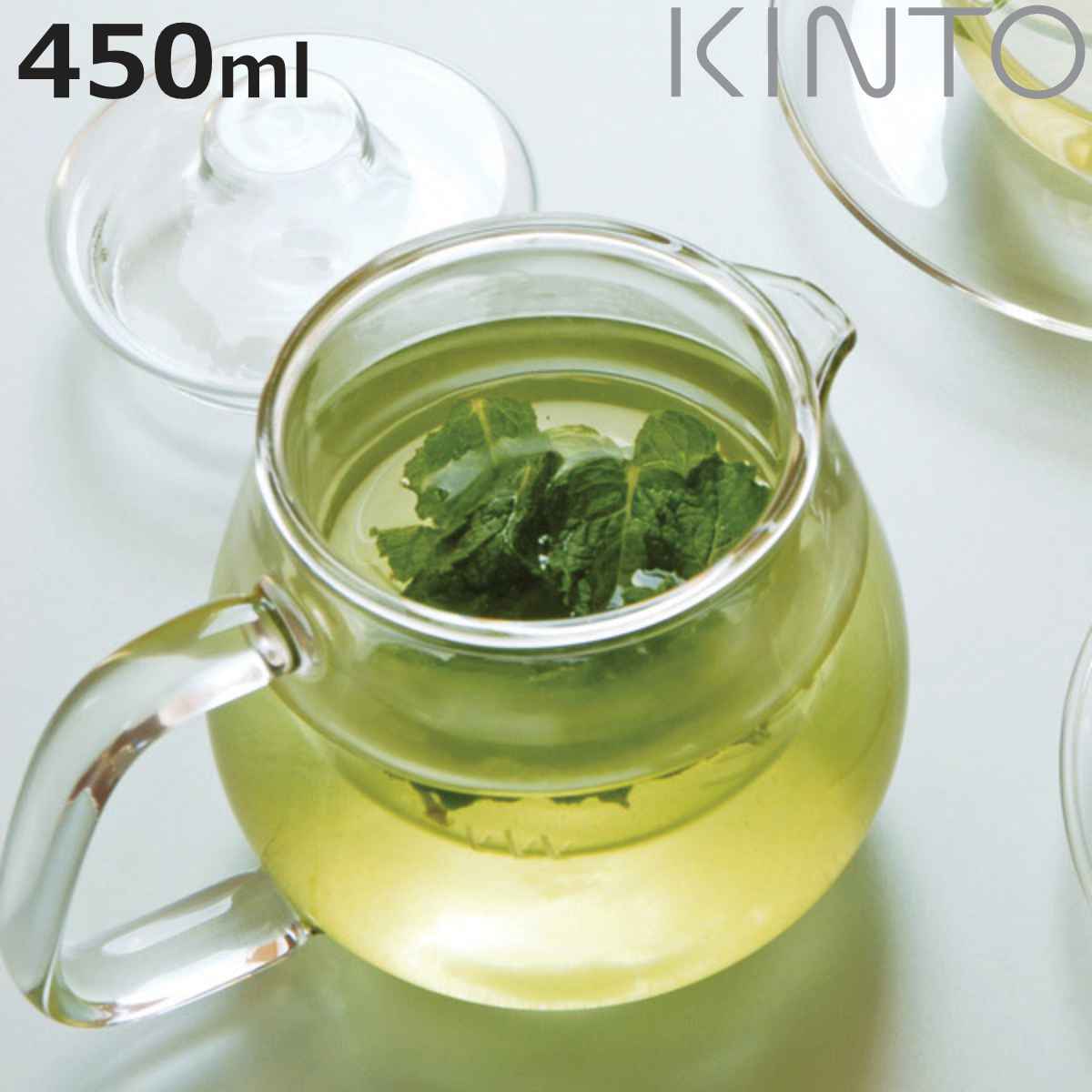 KINTO キントー UNITEA ジャグ 450ml ガラス （ ユニティ S 食洗機対応 電子レンジ対応 ティーポット ..