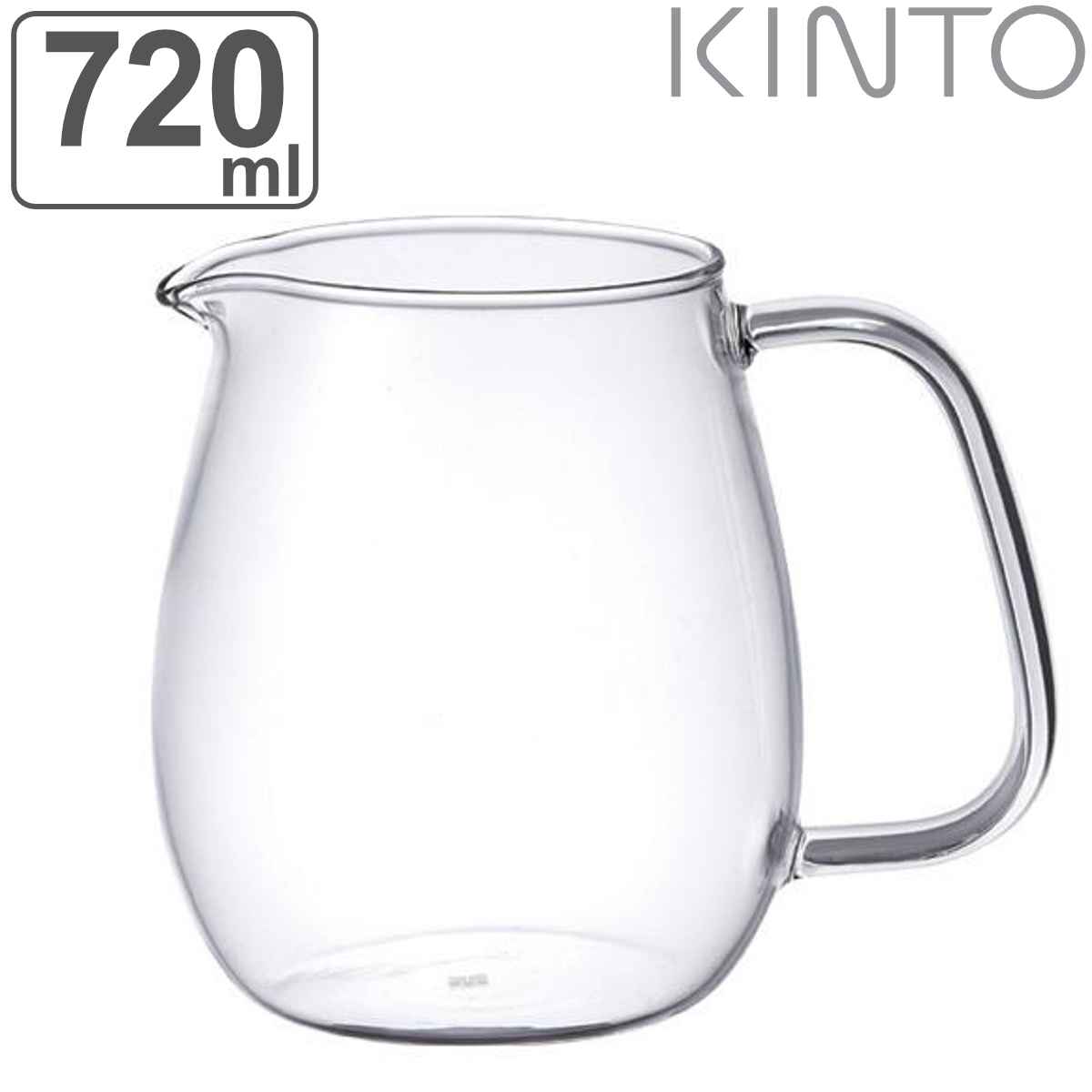 キントー グラス・食器（1000円程度） キントー ジャグ L 720ml UNITEA ユニティ ガラス 8294 （ KINTO 食洗機対応 電子レンジ対応 ティーポット サーバー ピッチャー ガラス製 紅茶 ハーブティー ティータイム キッチン小物 おしゃれ ）【3980円以上送料無料】