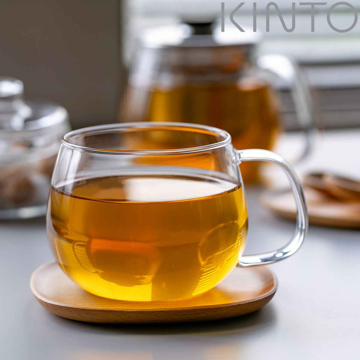 ティーカップ 耐熱ガラス KINTO キントー 紅茶ポット ガラス 450ml 茶こし付 UNIMUG M ユニティ クリア 22912 急須 ガラスポット ポット 食洗機対応