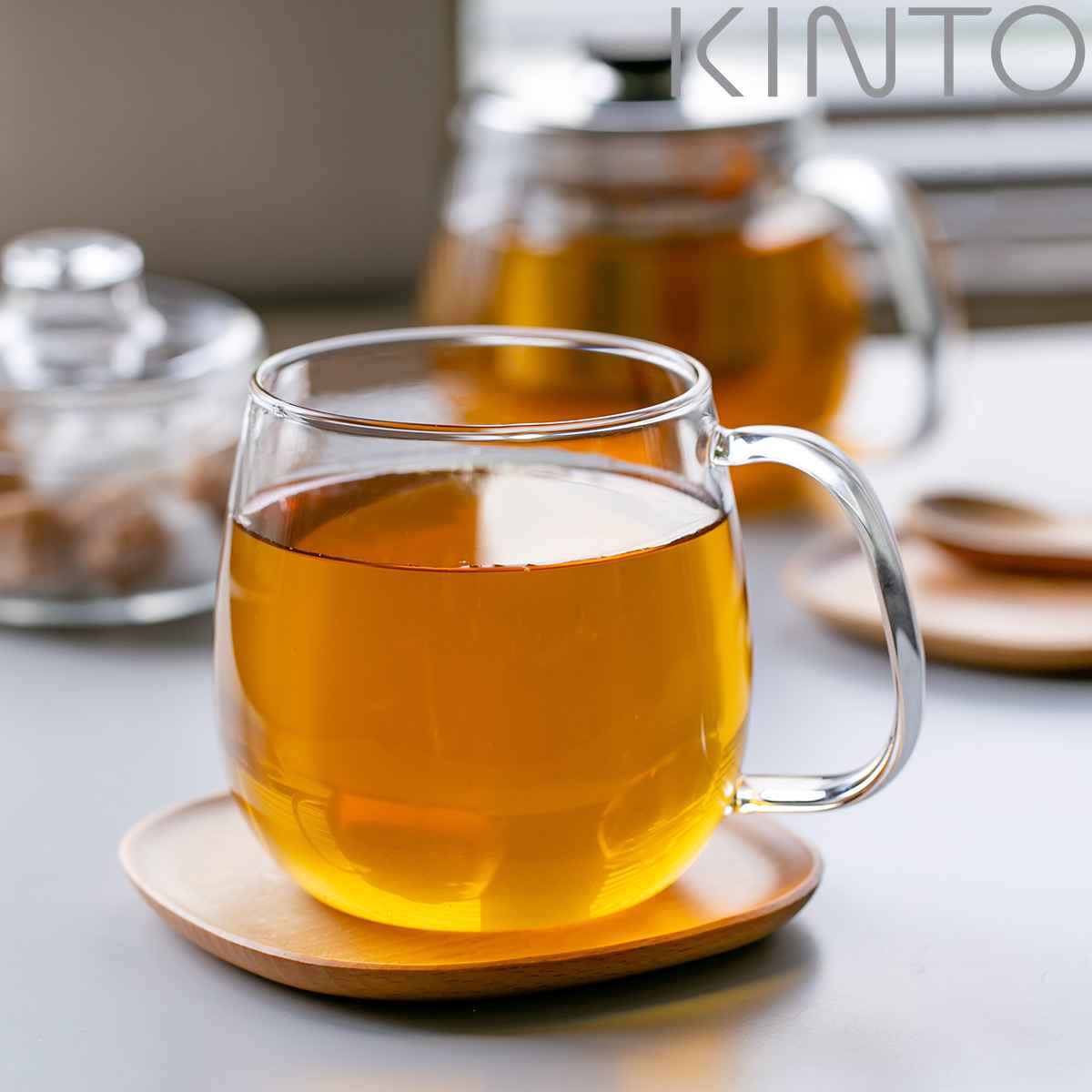 KINTO キントー UNITEA カップ 450ml ( ユニティ ガラス M コップ 食洗機対応 ティーウェア 耐熱ガラス )【3980円以上送料無料】