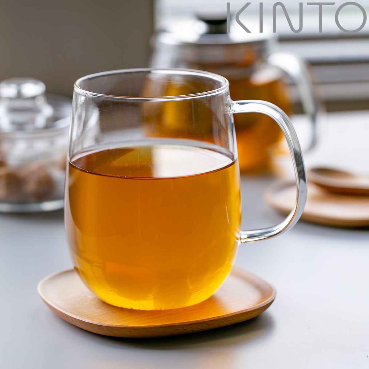 KINTO キントー UNITEA カップ 550ml ( ユニティ ガラス L コップ 食洗機対応 ティーウェア 耐熱ガラス )【3980円以上送料無料】