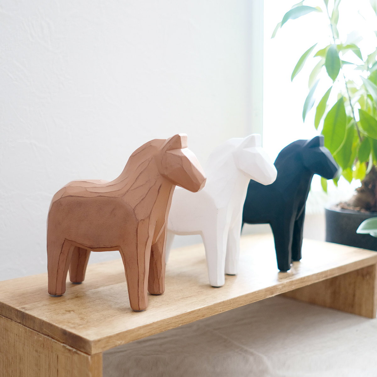 貯金箱 ダーラナホース マネーバンク （ 馬 ホース 木彫調 かわいい 置き物 貯金 お金 小銭 子供 インテリア マネーボックス コイン お小遣い おこづかい 管理 ）【3980円以上送料無料】