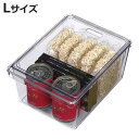 保存容器 透明保存容器 Lサイズ ( キッチン 収納ケース ストッカー 食品保存 トレー 深型 日本製 BPAフリー 蓋付き 冷蔵庫収納 冷蔵庫 スタッキング ...