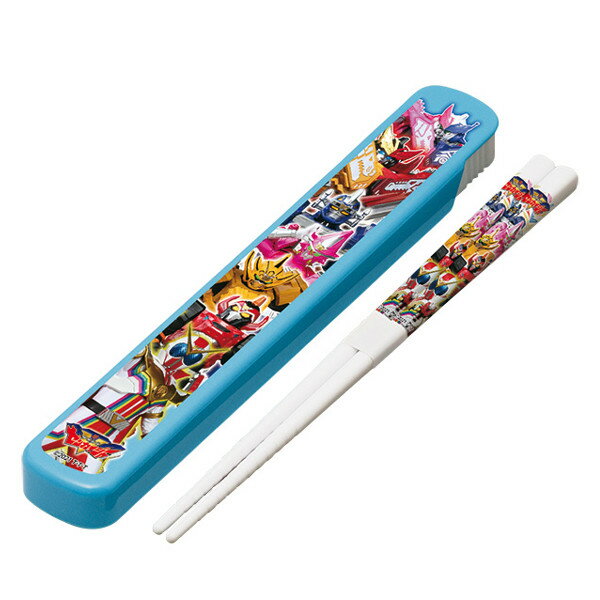 箸箱セット 機界戦隊ゼンカイジャー 箸 箸箱 子供 ( ゼンカイジャー 子供用お箸 子供用カトラリー キャラクター 箸&ケース ケース付き 子供用 お弁当 弁当...