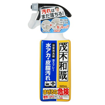 洗剤 茂木和哉 おふろのなまはげ お風呂用 320ml （ 水垢洗剤 掃除 洗浄 水アカ 落とし バス 浴室 床 水あか 汚れ 水垢取り 水垢落とし お風呂洗剤 浴室用 風呂用 ）【4500円以上送料無料】