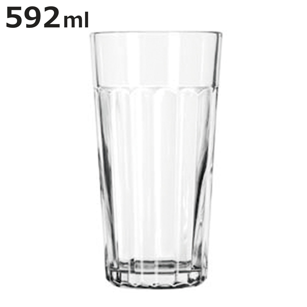 Libbey リビー グラス パネルタンブラー 592cc （ 592ml ガラス コップ タンブラー 食器 シンプル おしゃれ ）【3980…