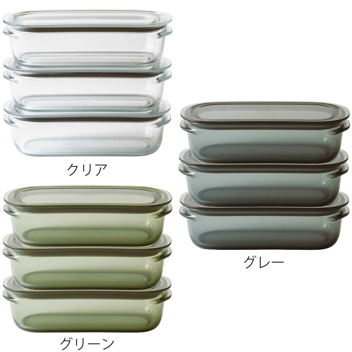 保存容器 520ml 調理ができる保存容器 Mサイズ 3個入 （ 日本製 密閉 プラスチック 電子レンジ対応 食洗機対応 冷凍庫OK 電子レンジ調理器 保存 容器 フードコンテナ 0.52L 透明 割れにくい 軽い 丈夫 フードストッカー ）【3980円以上送料無料】 colorfulbox-10094728 お弁当グッズのカラフルボックス サンプル画像3