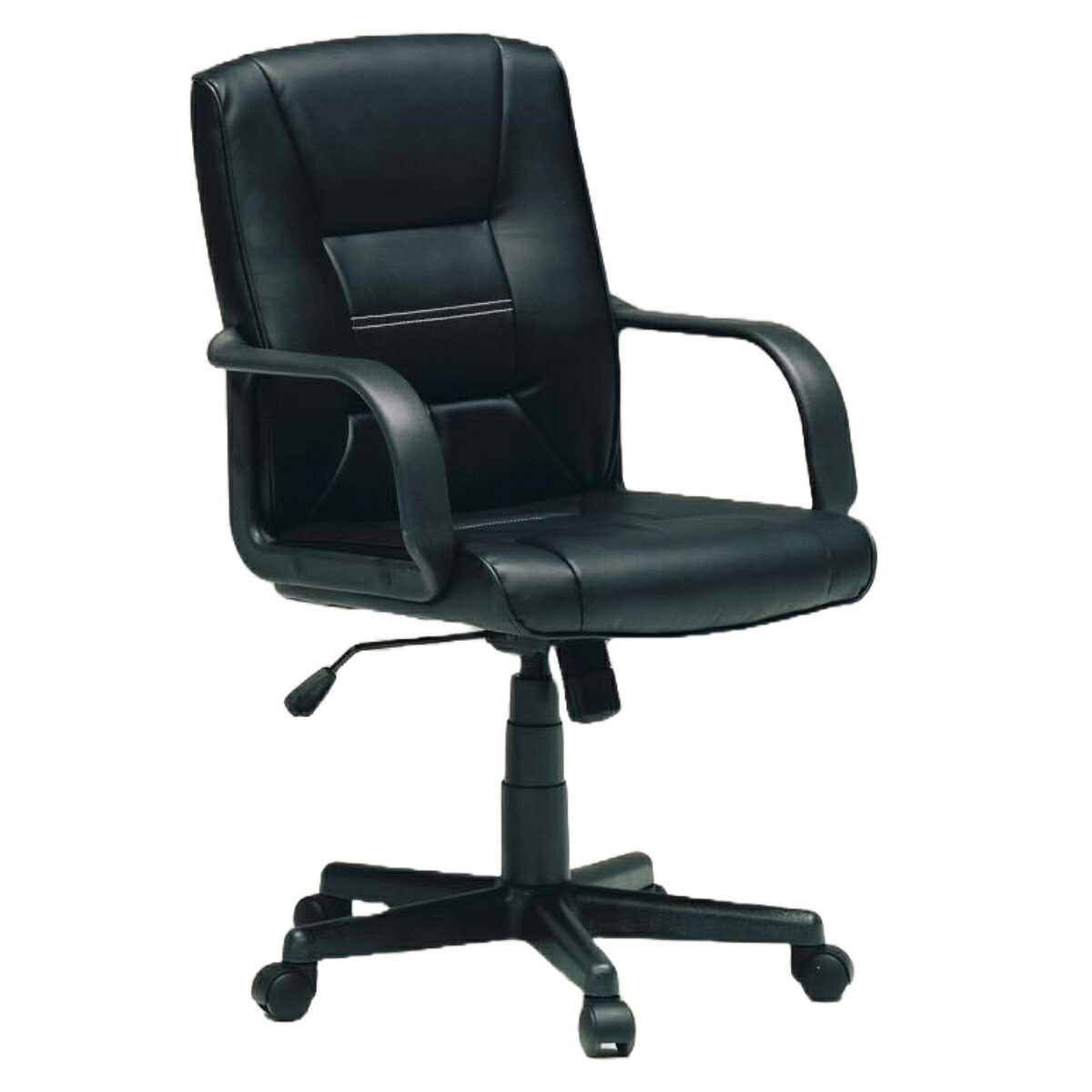 デスクチェア 肘付 座面高 41～48cm ガス圧チェア マドックス （ ワークチェア オフィスチェア パソコンチェア キャスター付き 学習椅子 肘掛け 高さ調節 チェア チェアー イス 椅子 いす オフィス 在宅 シンプル ）【3980円以上送料無料】