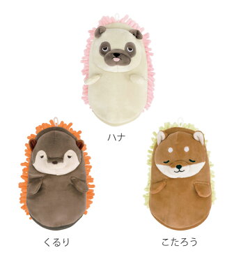 モップ ミトンモップ ねむねむアニマルズ 窓掃除 ほこり取り 手袋 清掃用品 ( お掃除モップ 机 デスク 棚 ホコリ取り 掃除グッズ ハンド グローブモップ 埃 ダスター 雑巾 動物 アニマル ねむねむ 柴犬 パグ イヌ カワウソ )【3980円以上送料無料】