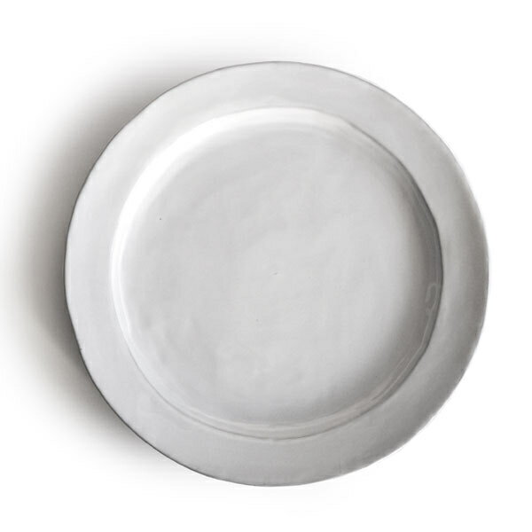 プレート 27cm Saveur サヴール 皿 食器 洋食器 陶器 日本製 （ 食洗機対応 電子レンジ対応 大皿 リム メインプレート ワンプレート 丸 メイン皿 おしゃれ かわいい 白 ホワイト ） 