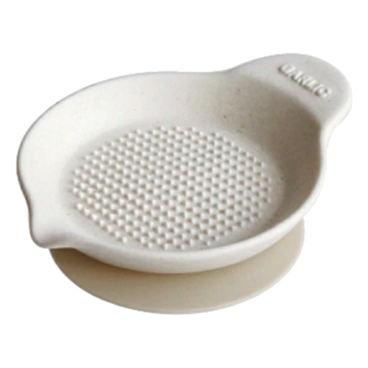 にんにくおろし器 陶磁器 白磁 SALIU すべり止めシリコンシート付き 日本製 ( おろし器 ニンニクおろし にんにく 大蒜 おろし金 白 食洗機対応 電子レ...