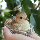 オブジェ BIRDIE BILL BABY マグネット付き ( 置物 鳥 動物 赤ちゃん アニマル リアル マグネット 磁石 飾る 卓上 マスコット ディスプレ...
