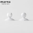 marna マーナ COLOR SPICE いろいろキャッチャー W444 ( 洗面フック フック 吸着 洗面所 洗面 収納 洗面収納 洗面所収納 吸盤 歯ブラシホルダー ゴム コード ペン 小物 引っ掛ける くっつける 壁 壁面収納 白 ホワイト )【3980円以上送料無料】