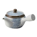 急須 490ml 古染タコ唐草 茶こし付き ティーポット 陶器製 ( 食洗機対応 横手型急須 片手 お茶 ポット 茶こし 横手型 陶器 ストレーナー 茶漉し付き...