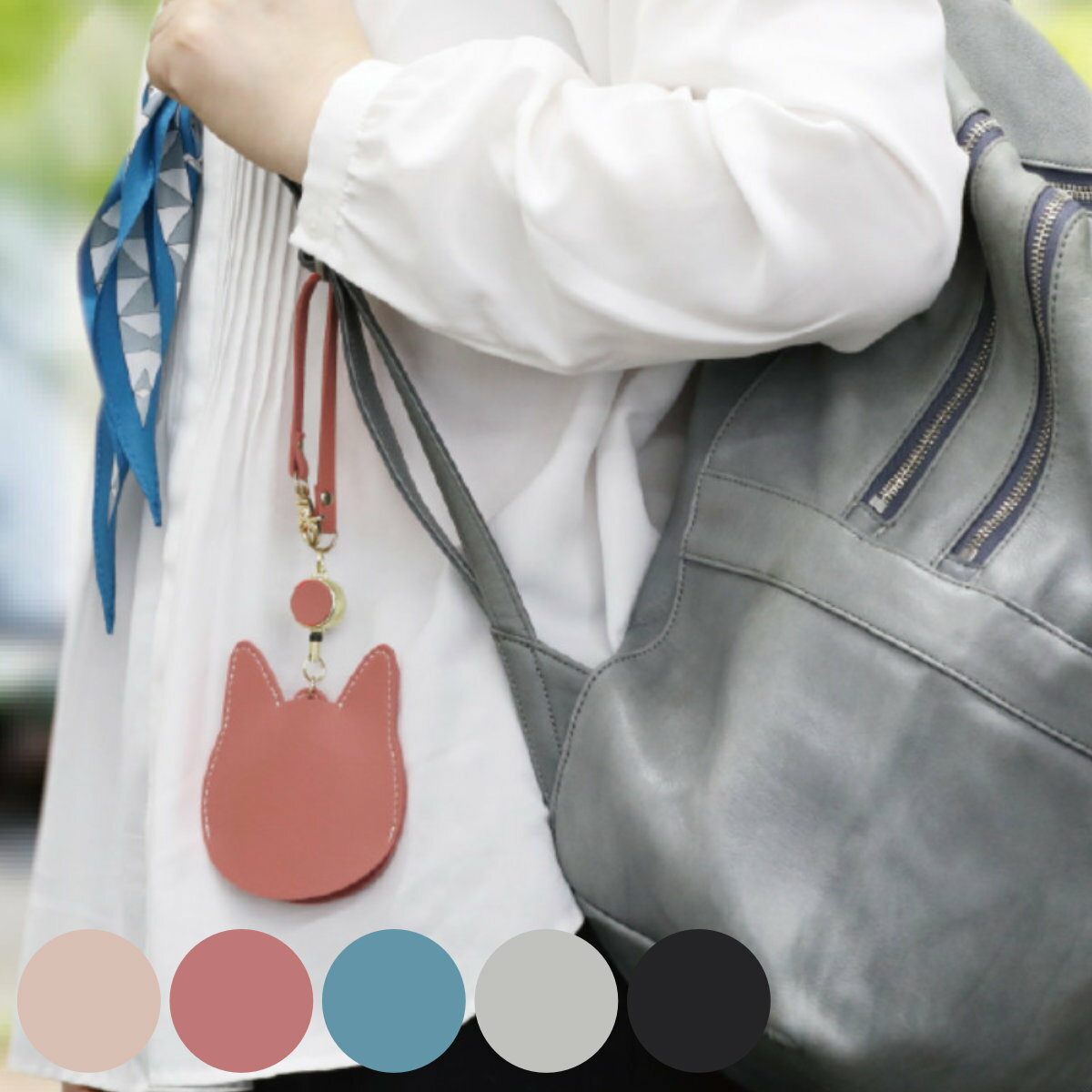 ルーペ チャームルーペ ネコ 携帯用 リール付き ( チャーム型ルーペ 2倍 チャーム型 レディース リール バッグチャーム 拡大 大きな字 新聞 読書 スマー...