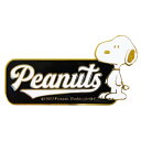 ステッカー エンブレムデコステッカー スヌーピー （ キャラクター シール SNOOPY PEANUTS マーク かわいい カー用品 車 可愛い デコレーション デコシール カー アクセサリー メタリック ゴールド エンブレム ） 【3980円以上送料無料】