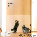 ツメ傷保護用シート コーナー用・ドア用 40cmx180cm ペット 傷防止 猫 犬 貼ってはがせる ( 壁 保護シート 爪とぎ ペット用品 傷 汚れ 防止 ひ...