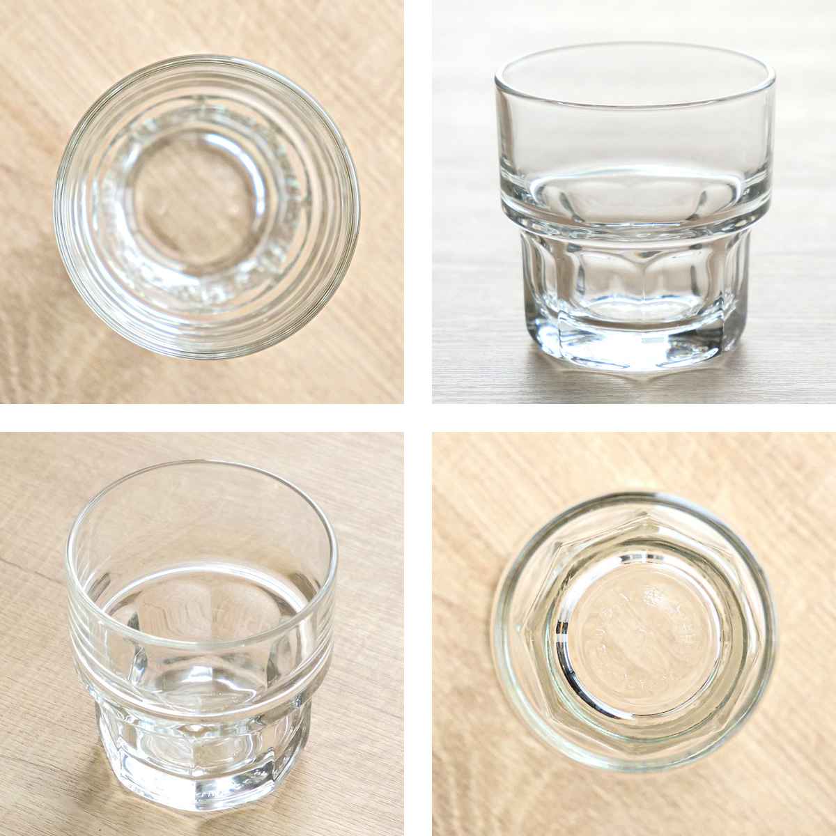 リビー コップ 237ml ジブラルタル スタック ガラス （ グラス ガラスコップ カップ ガラス製 食器 アイスコーヒー お酒 お茶 水 ジュース シンプル 丈夫 スタッキング可能 積み重ね コンパクト おしゃれ ）【3980円以上送料無料】 colorfulbox-10002983 お弁当グッズのカラフルボックス サンプル画像3