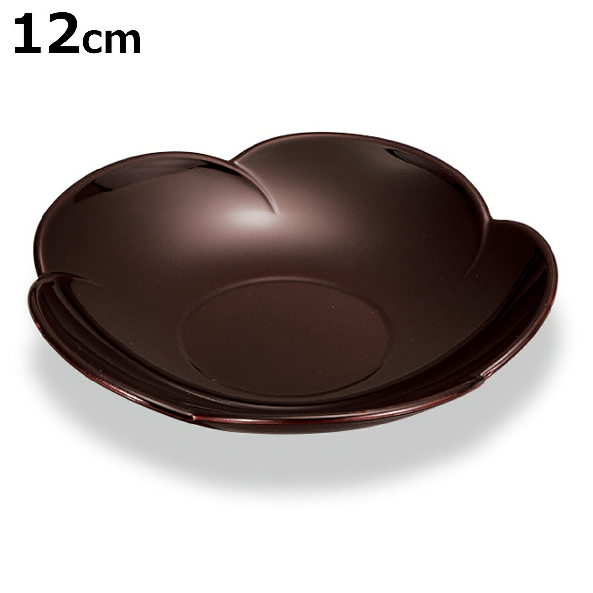 茶托 40梅型茶托 溜 （ 12cm プラスチック 樹脂 日本製 茶たく 茶器 和菓子 お茶菓子 皿 食器 花 梅 和..