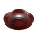 茶托 梅型 溜 茶たく 茶器 食器 日本製 ( 皿 小皿 器 うつわ 和食器 コースター 花型 小皿 プレート 和風 プラスチック ) 【3980円以上送料無料...