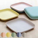 プレート 22.5cm MIN FARG ランチプレート 子供 食器 プラスチック 子供用食器 食洗機対応 スタッキング 日本製 ( 電子レンジ対応 中皿 角 ...
