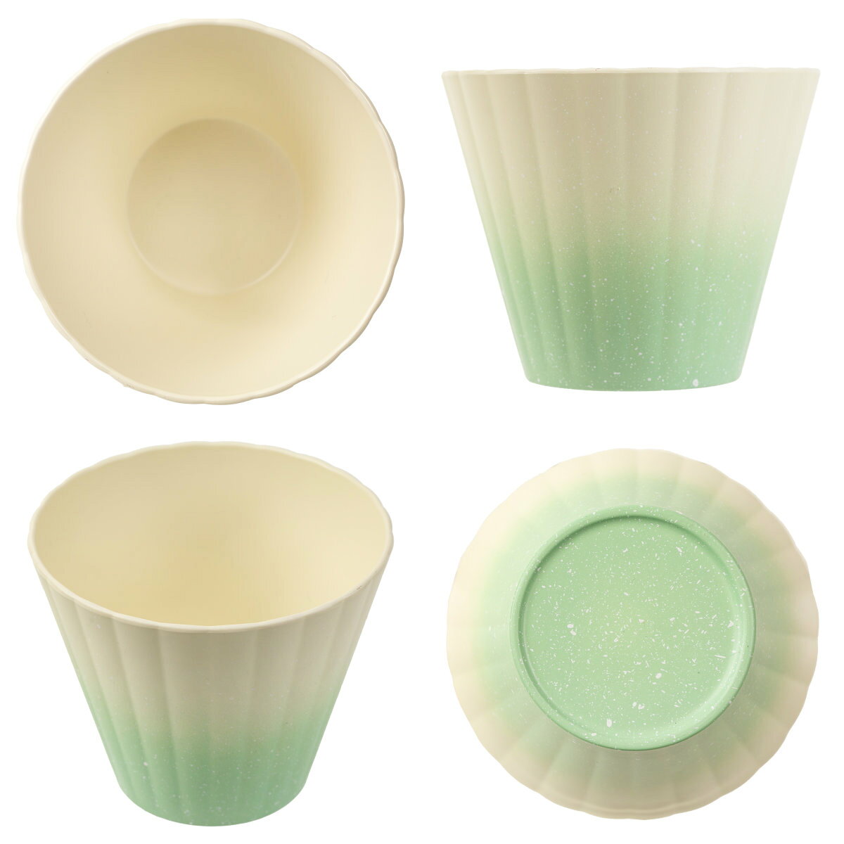 カップ 9cm フラワーカップ Shell プラスチック （ 食洗機対応 電子レンジ対応 コップ タンブラー 軽い 割れにくい アウトドア キャンプ ピクニック 持ち運び カラフル おしゃれ ） 【3980円以上送料無料】 colorfulbox-10143707 お弁当グッズのカラフルボックス サンプル画像3